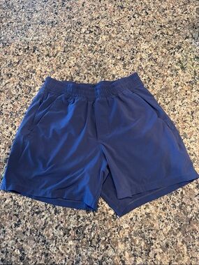Lululemon Pace Break Navy Blue 5in Small Men's Shorts